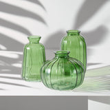 emerald-glass-bud-vases-set-of-3 2