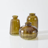 amber-glass-bud-vases-set-of-3 3