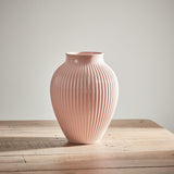 grooved-pink-olpe-vase 1